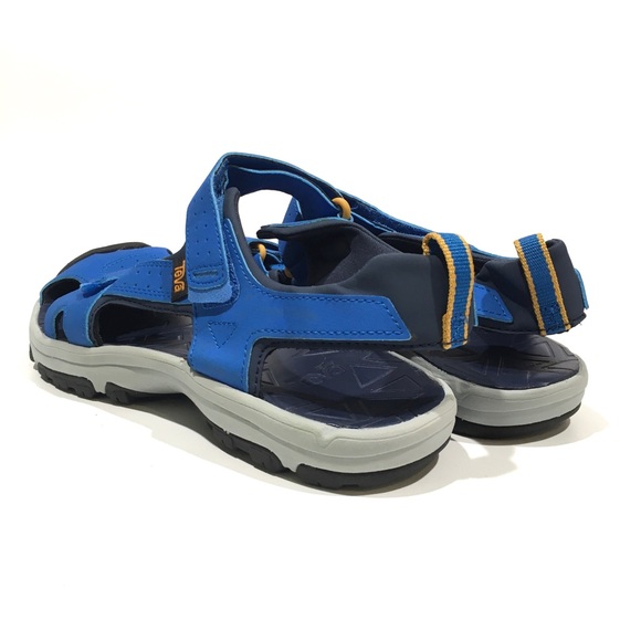 TEVA HURRICANE CLOSED TOE PRO SPORTS WATER SANDALS -DAZZLING BLUE -YOUTH US 5 - Picture 3 of 6